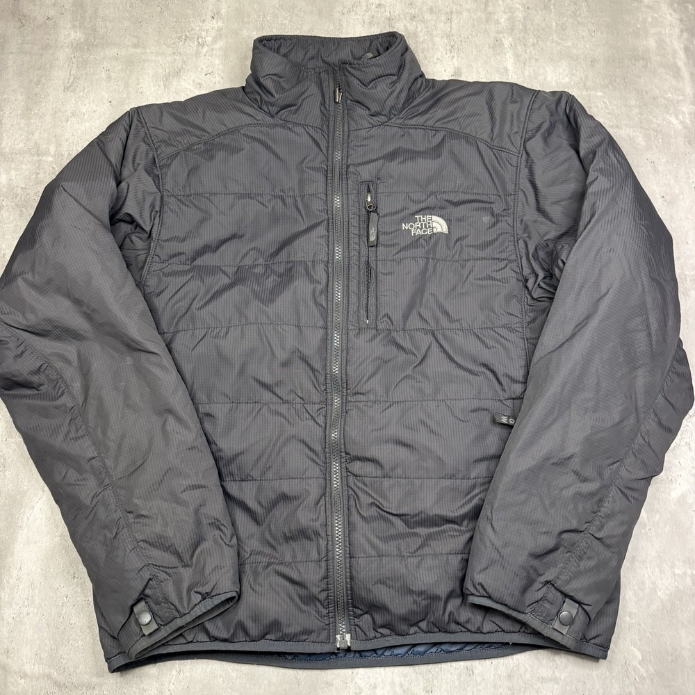The North Face Redpoint Jacket Mens M Gray Primaloft Full Zip Summit Series Coat